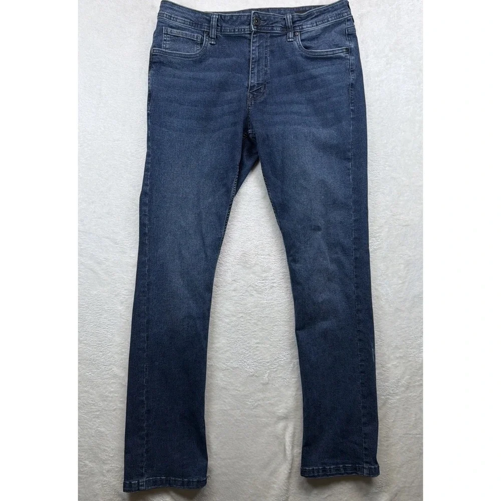 The Perfect Jean NYC Slim Fit Stretch Jeans Men's 34x32 Medium Wash Denim